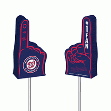 Washington Nationals #1 Antenna Topper Finger / Auto Dashboard Buddy (MLB Baseball)